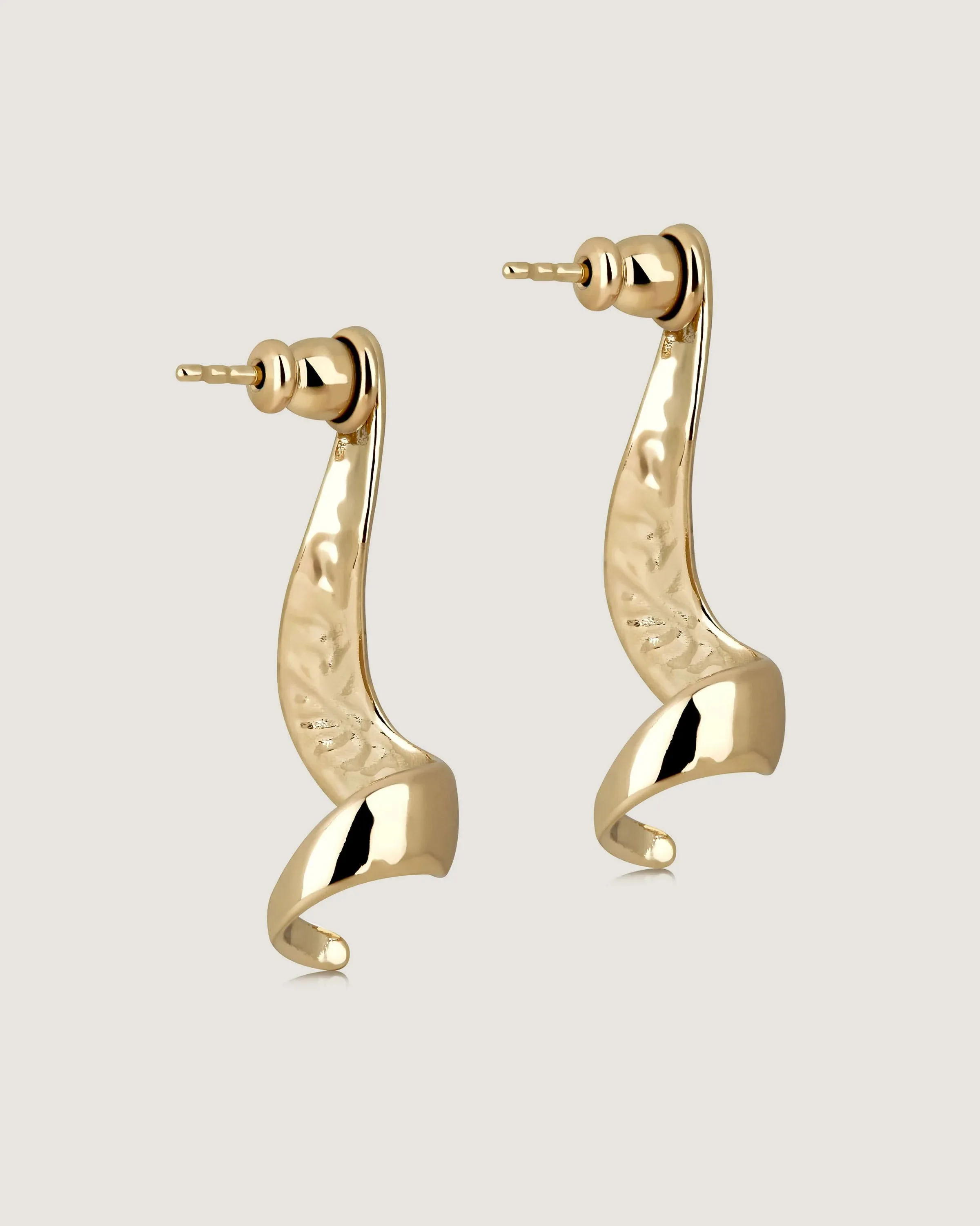 St James Earrings - 22 Carat Gold Gilded
