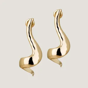 St James Earrings - 22 Carat Gold Gilded