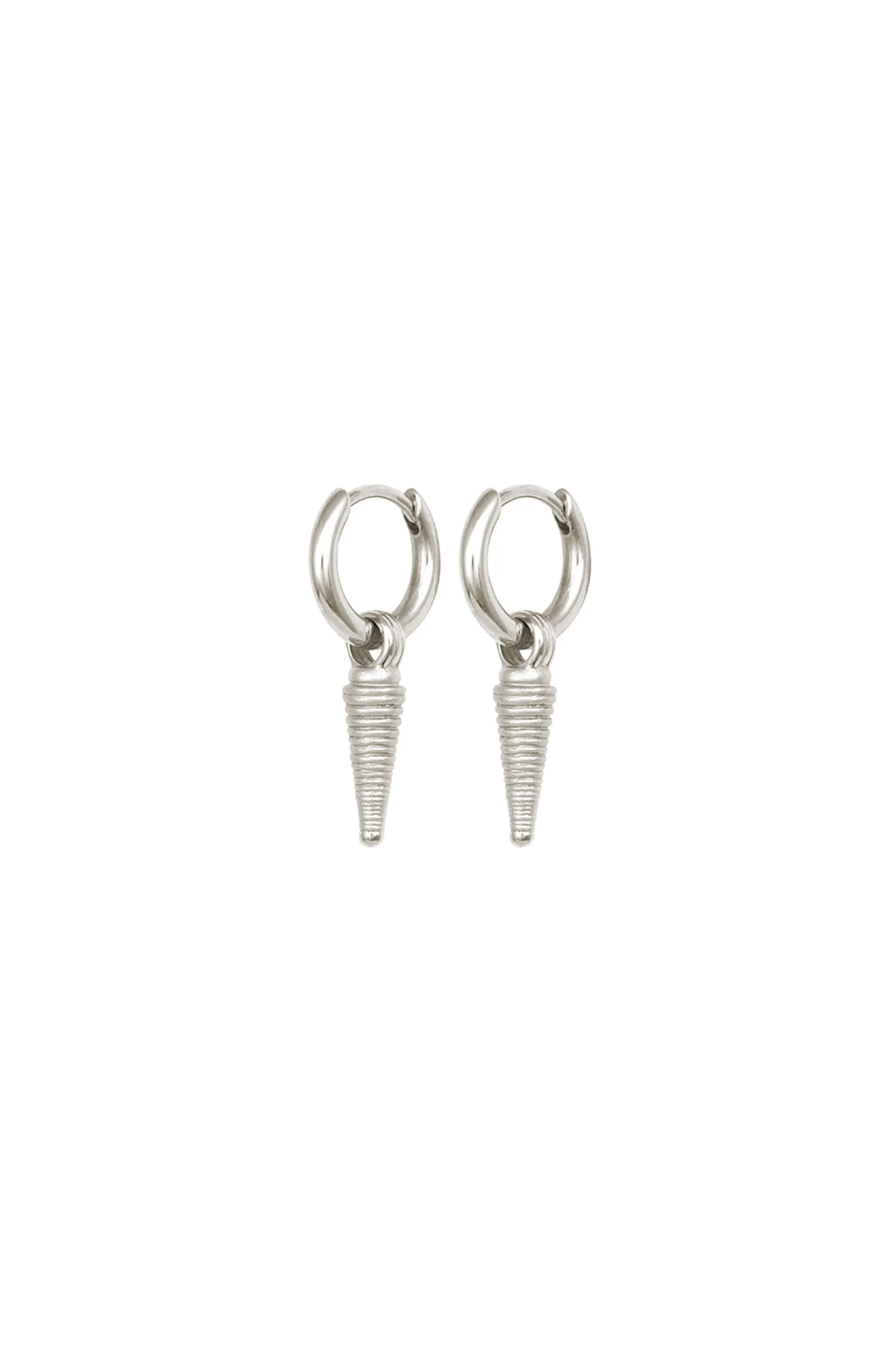 Temple Of The Sun Echo Earring - Silver