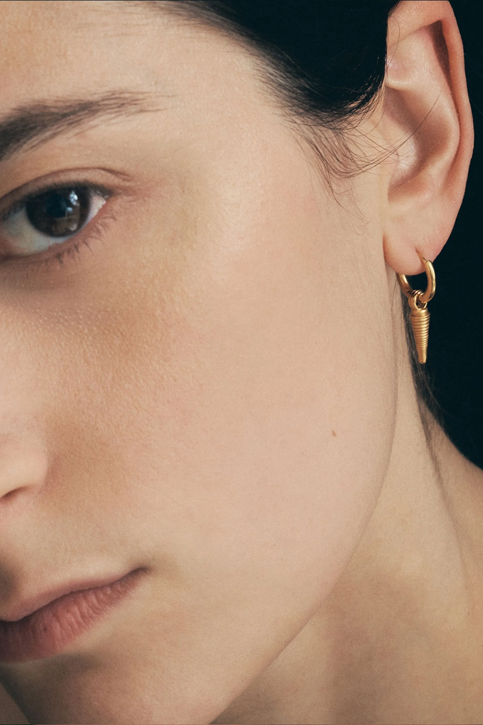 Temple Of The Sun Echo Earring - Silver
