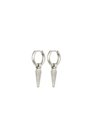 Temple Of The Sun Echo Earring - Silver