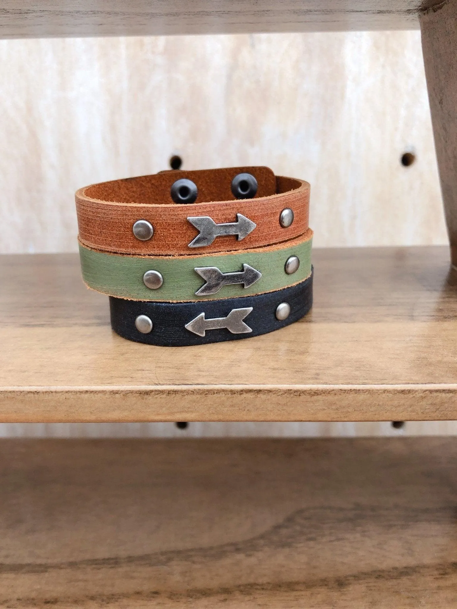 The Mini Arrow Leather Bracelet