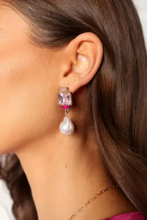 Timms Earrings - Pearl Pink