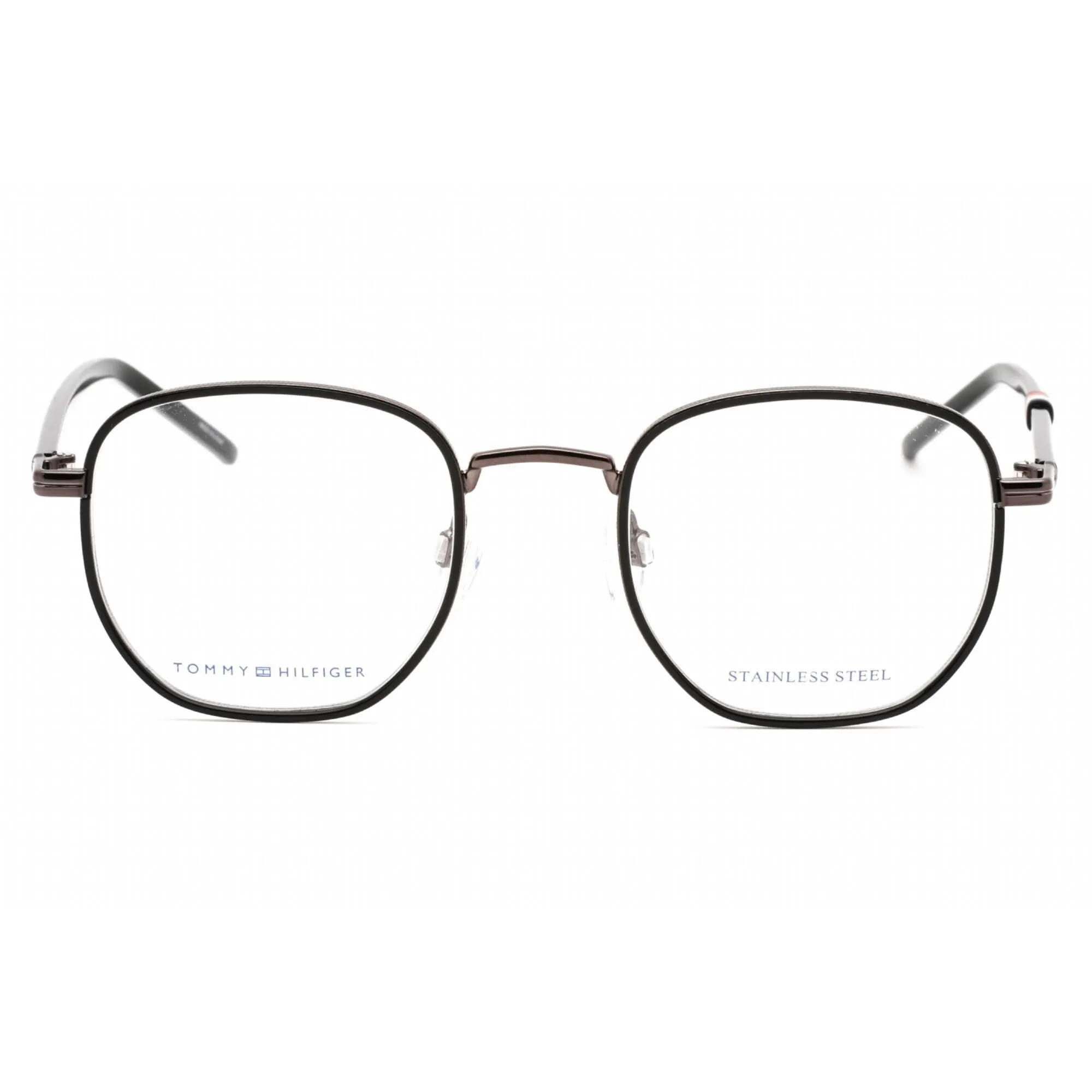 Tommy Hilfiger Men's Eyeglasses - Dark Ruthenium Black Metal Frame | TH 1686 0V81 00