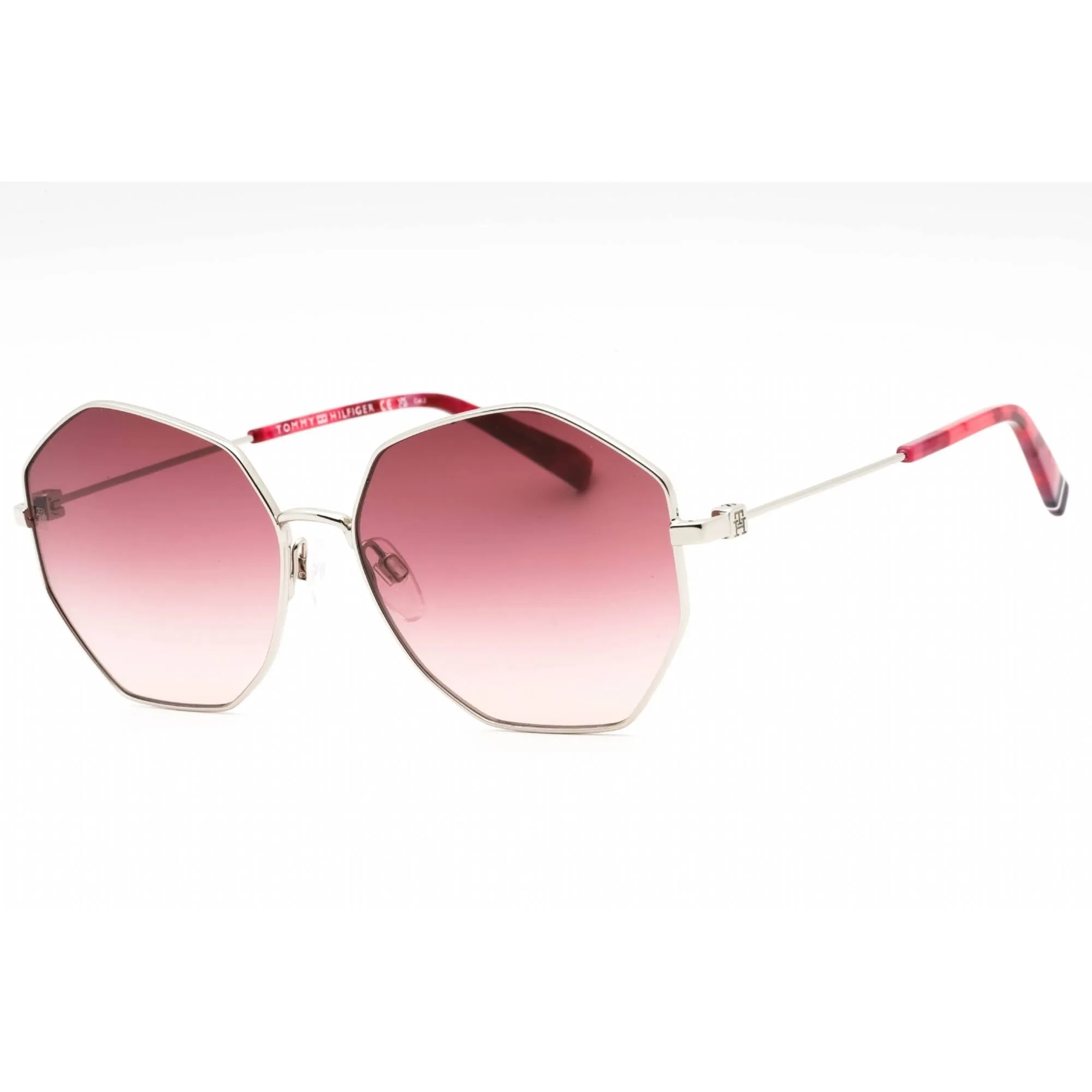Tommy Hilfiger Women's Sunglasses - Palladium Geometric Frame | TH 2094/S 0010 3X
