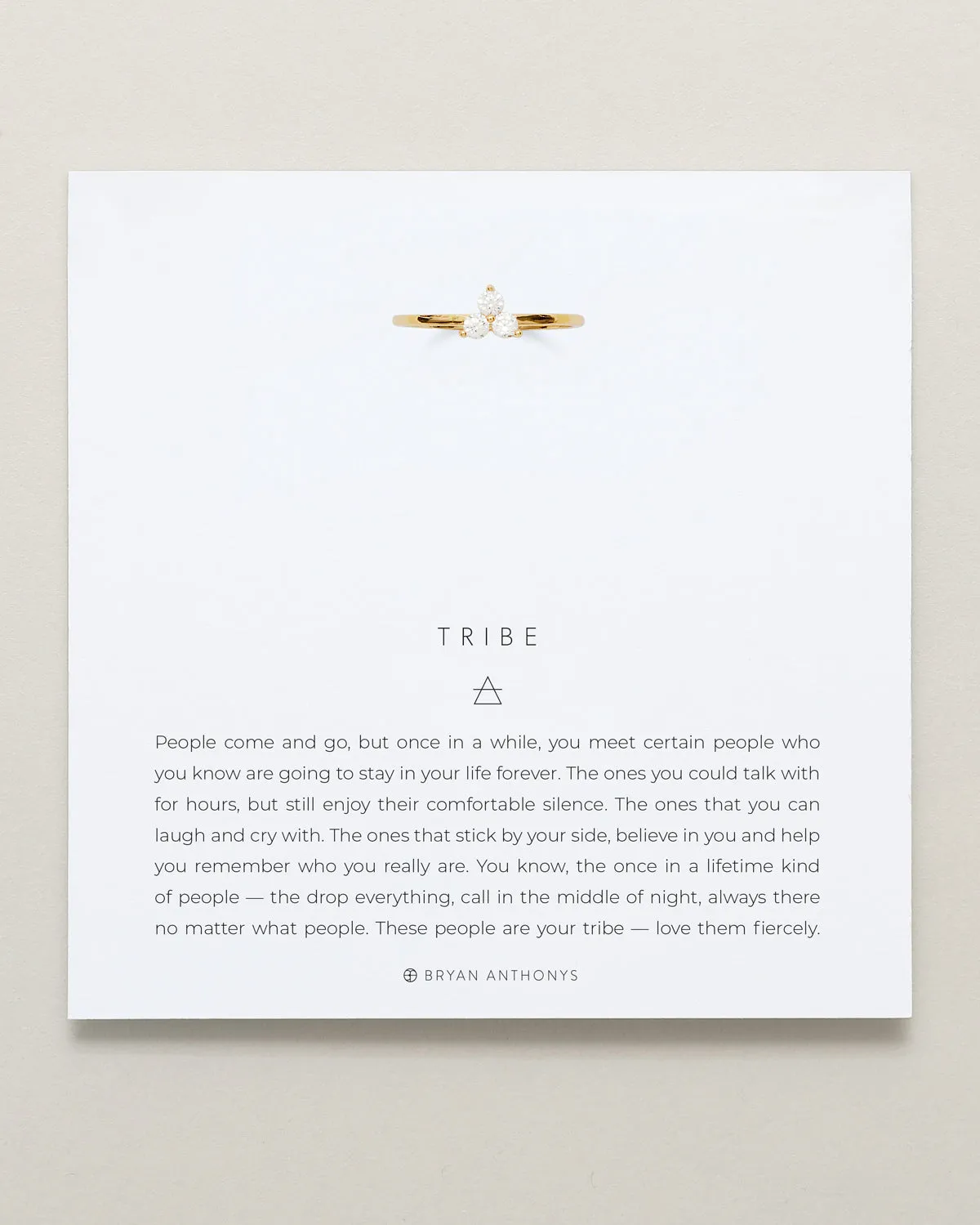 Tribe Dainty Friendship Ring