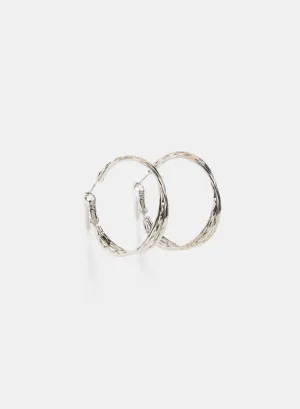 Twisted Hoop Earrings