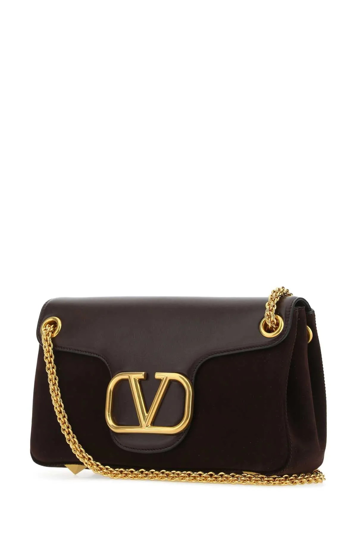 Valentino VLogo Signature Chain-Link Crossbody Bag