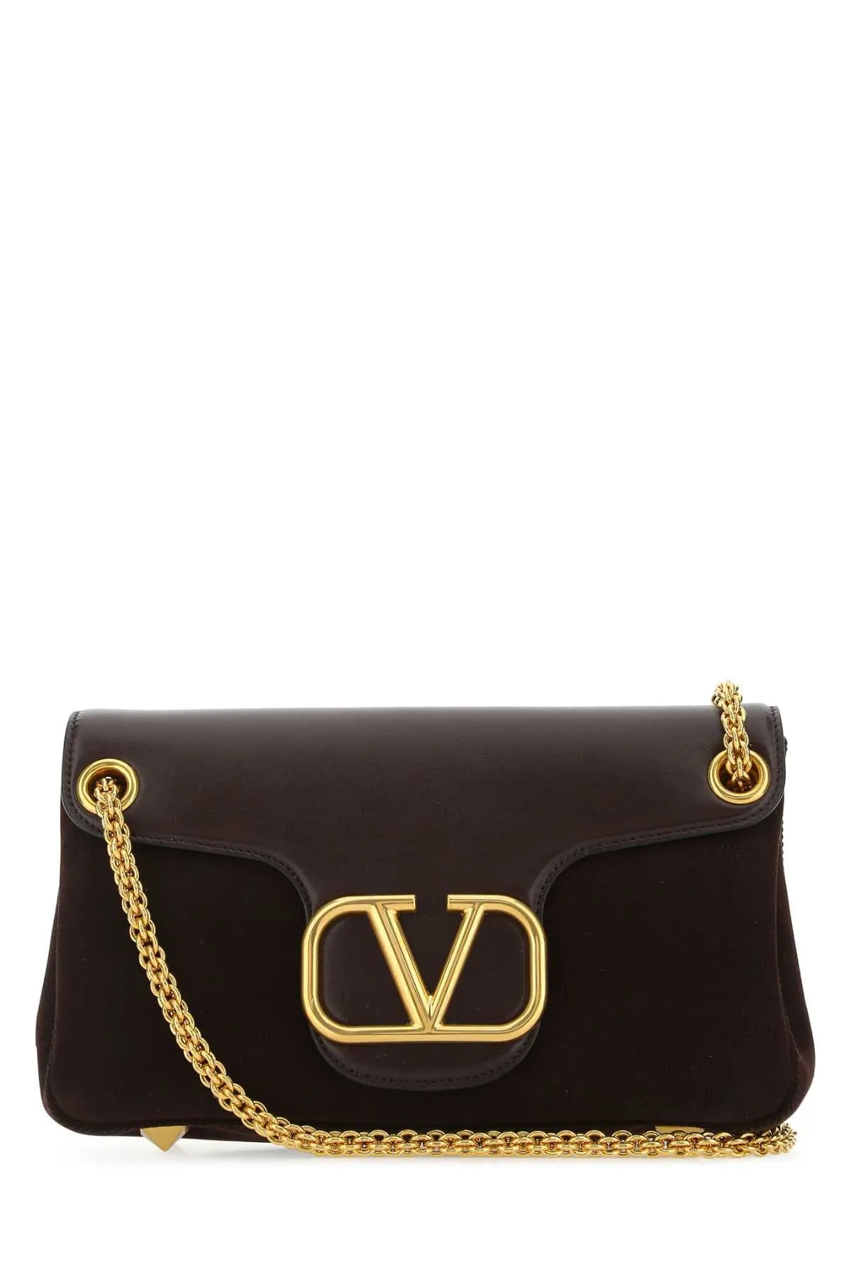 Valentino VLogo Signature Chain-Link Crossbody Bag