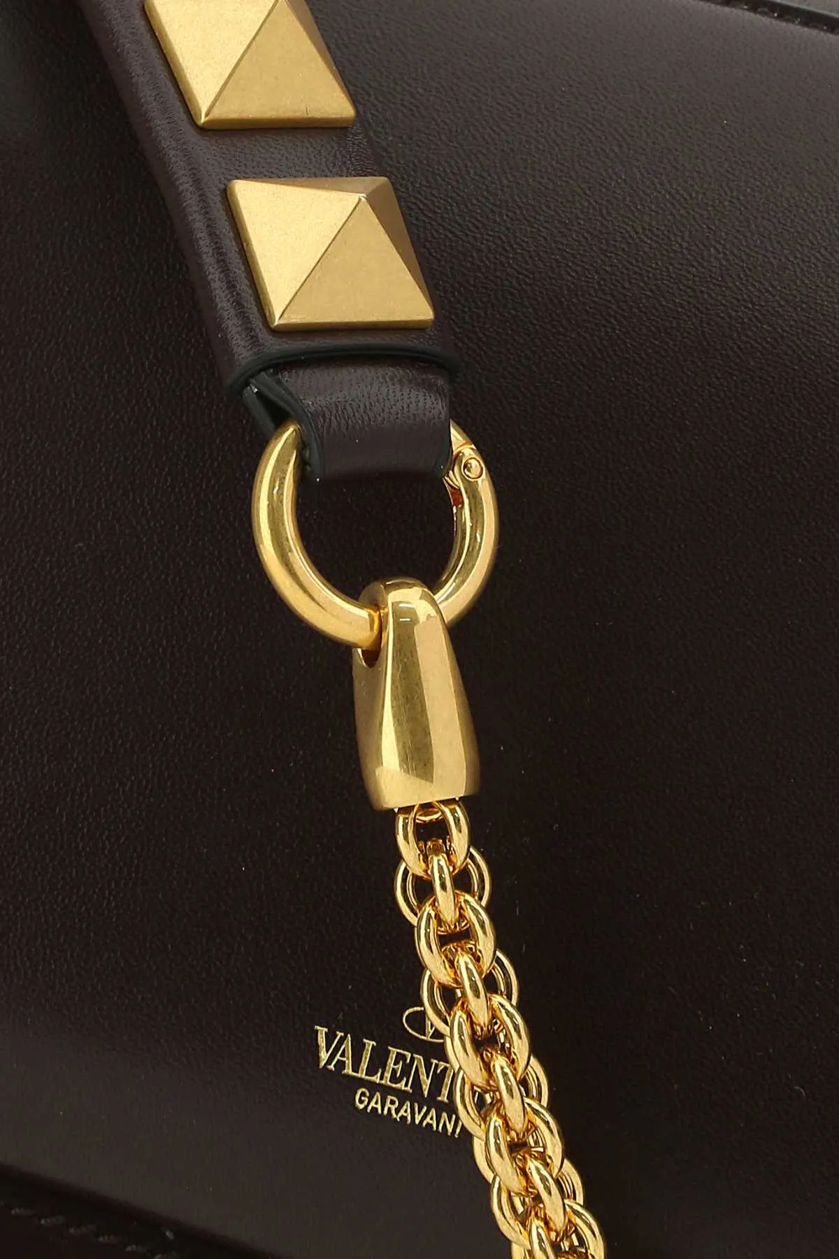 Valentino VLogo Signature Chain-Link Crossbody Bag