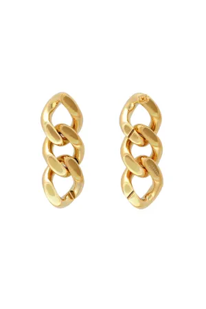 Vanessa Baroni Chain Earring - Gold