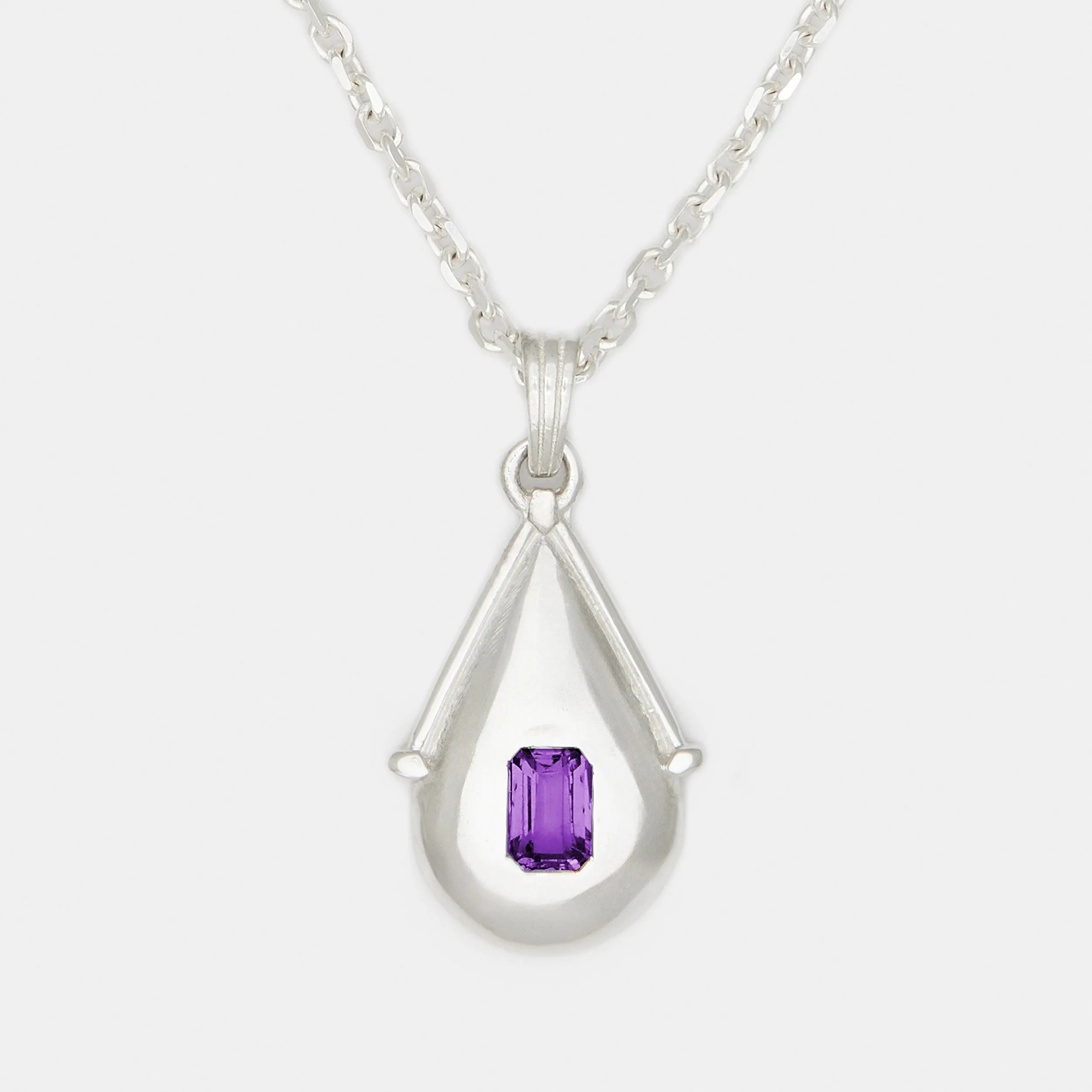 Villa Birthstone Necklace in Silver