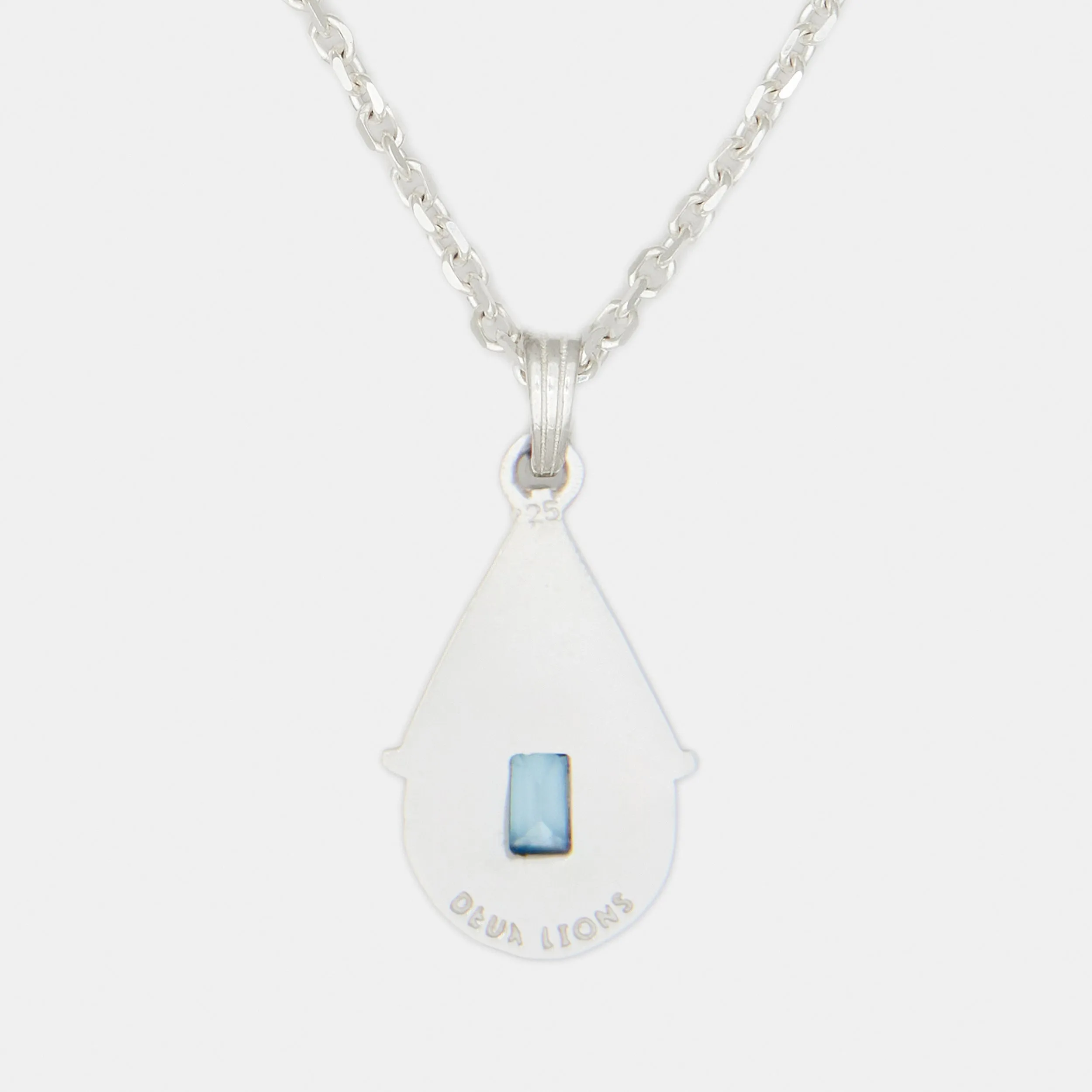 Villa Birthstone Necklace in Silver