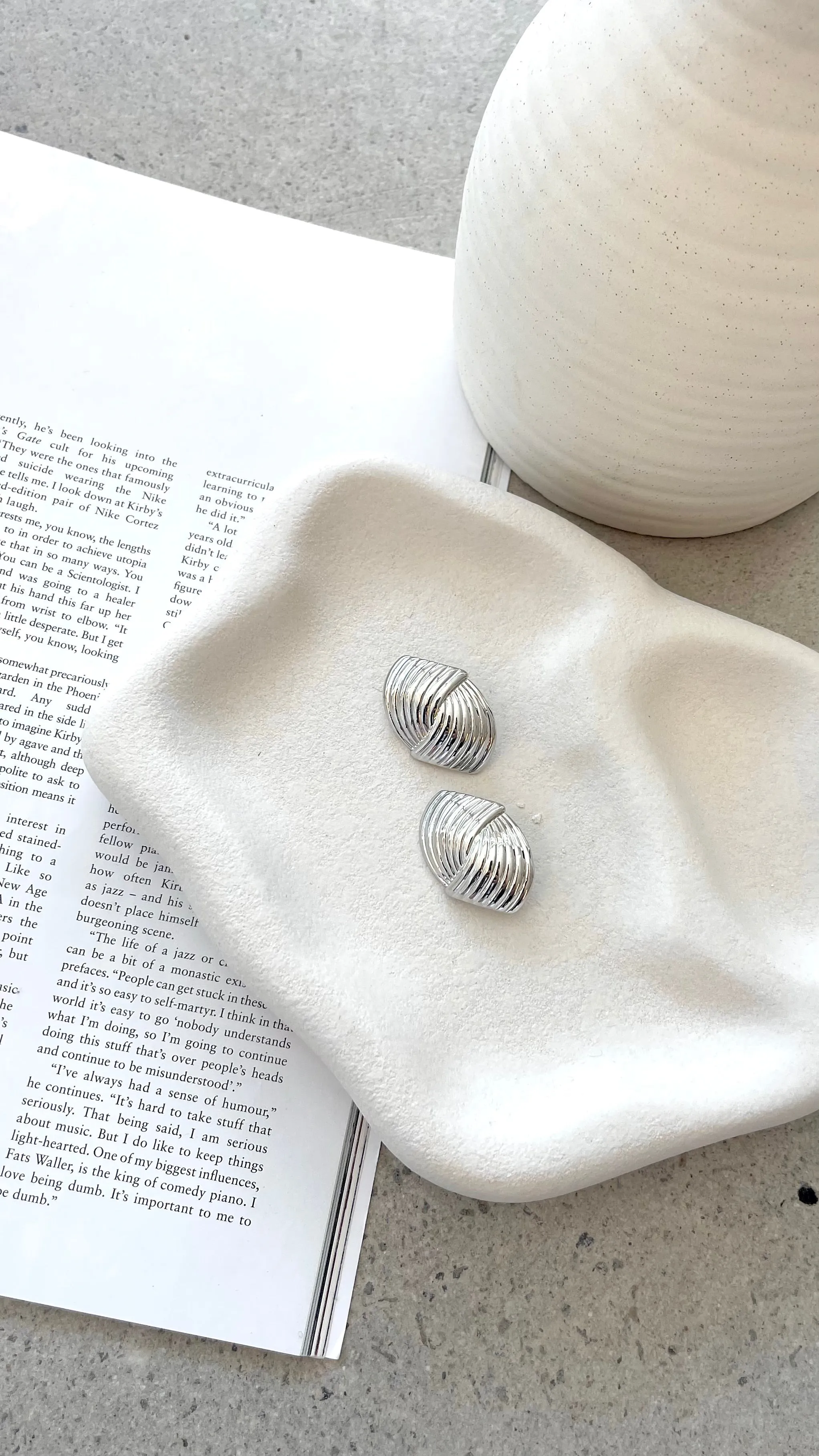 Winona Earrings - Silver